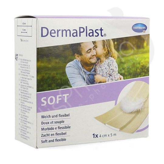 Dermaplast Soft Pansement Adh Sif Cm X M