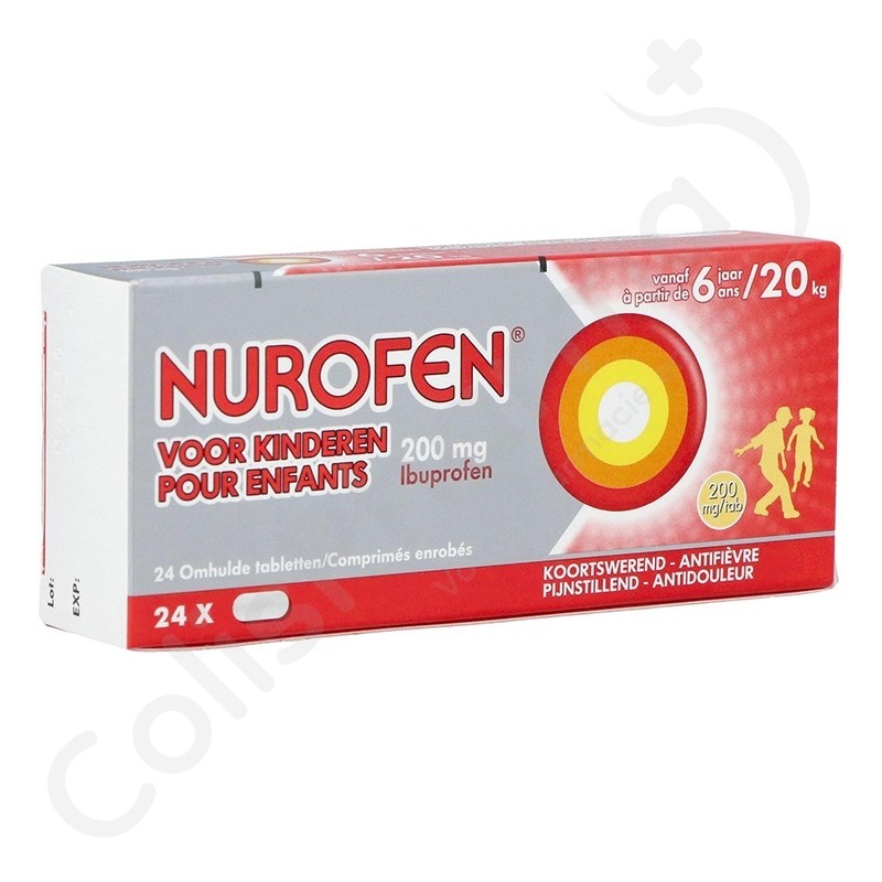 Nurofen Enfant 200 mg 24 comprimés ColisPharma