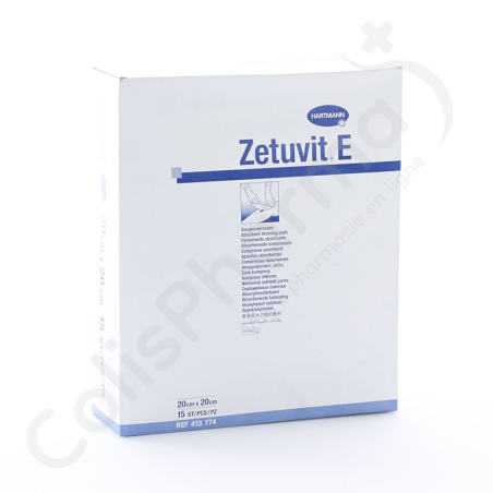 Zetuvit E 20x20 cm - 15 steriele verbanden