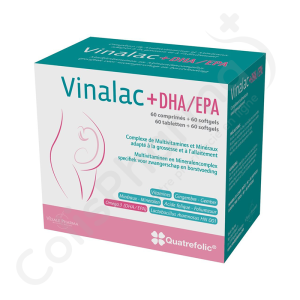 Vinalac +DHA/EPA - 60 comprimés + 60 softgels