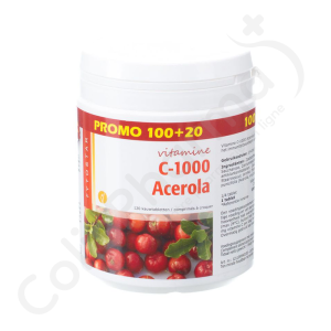 Fytostar Vitamine C-1000 Acerola - 120 comprimés à croquer