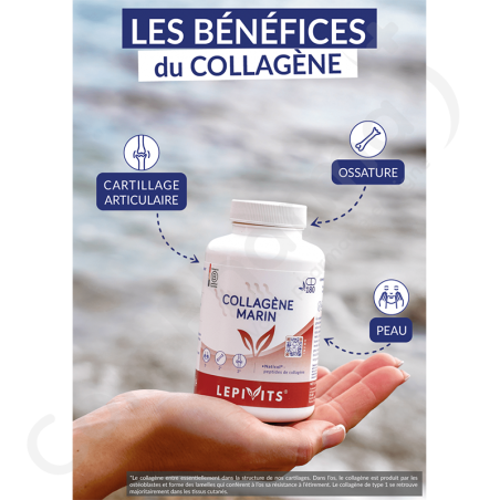 Lepivits Collagène Marin - 450 comprimés