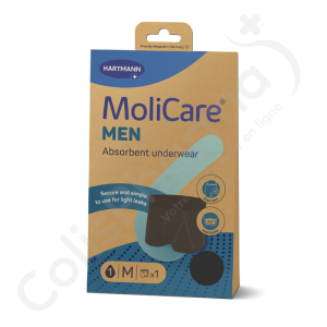 Molicare Men Lavable Sous-Vêtement Absorbant 1 Goutte - MEDIUM