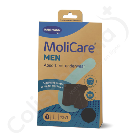 Molicare Men Lavable Sous-Vêtement Absorbant 1 Goutte - LARGE