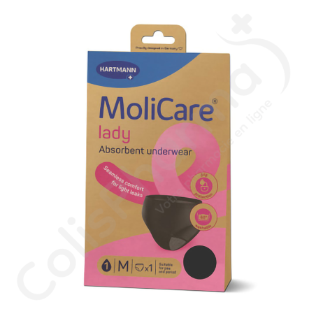 Molicare Lady Lavable Sous-Vêtement Absorbant 1 Goutte - MEDIUM