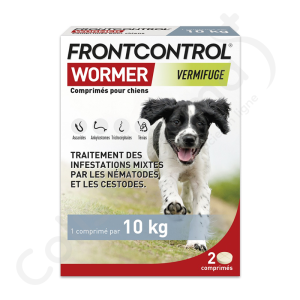 Frontcontrol Wormer Ontwormer Kleine Hond - 2 tabletten