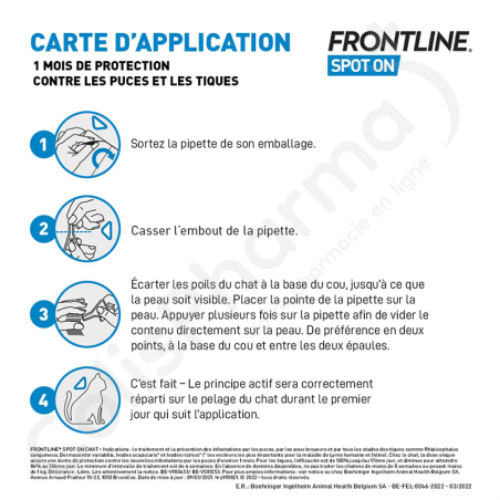 Frontline Spot-On Kat - 3 pipetten van 0,50 ml