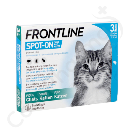 Frontline Spot-On Kat - 3 pipetten van 0,50 ml