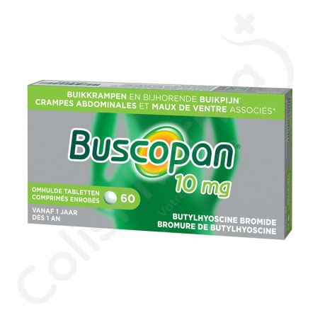 Buscopan 10 mg - 60 tabletten