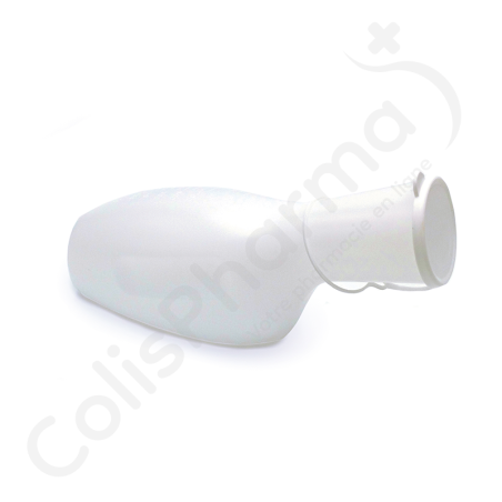 Urinal opaque pour homme avec bouchon - 1 pièce