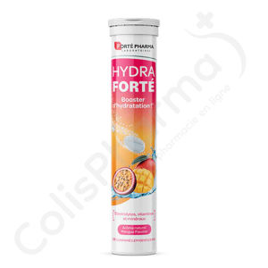 Hydra Forté Booster d'Hydratation Mangue Passion - 24 comprimés effervescents