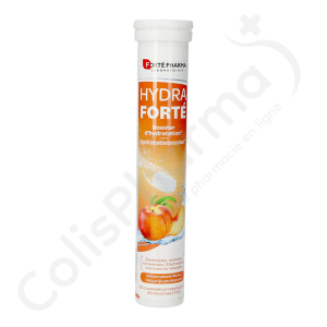 Hydra Forté Booster d'Hydratation Pêche - 24 comprimés effervescents