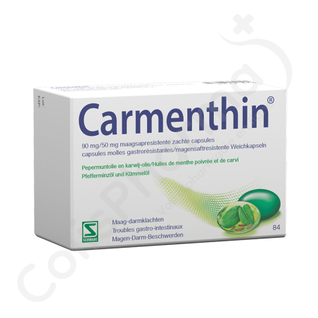 Carmenthin 90 mg/50 mg - 84 capsules