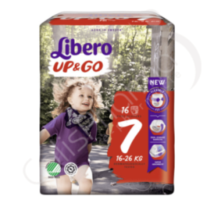 Libero Up & Go 7 - 16-26 kg - 16 babyluiers