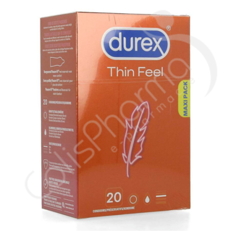 Durex Thin Feel - 20 condooms