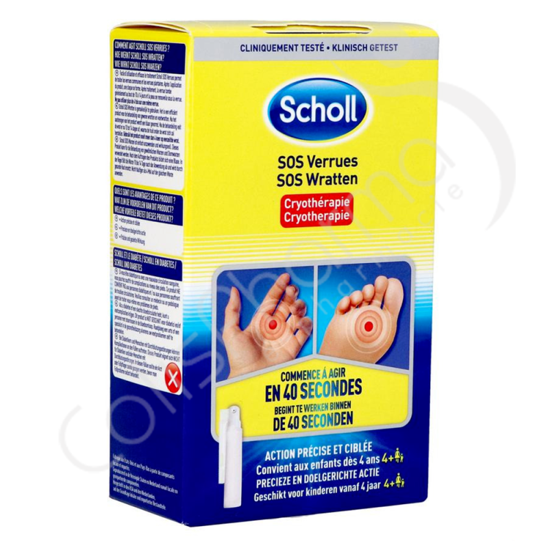 Scholl Pharma Wratten 80 ml + applicators