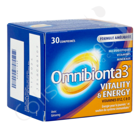 Omnibionta-3 Vitality & Energy - 30 comprimés