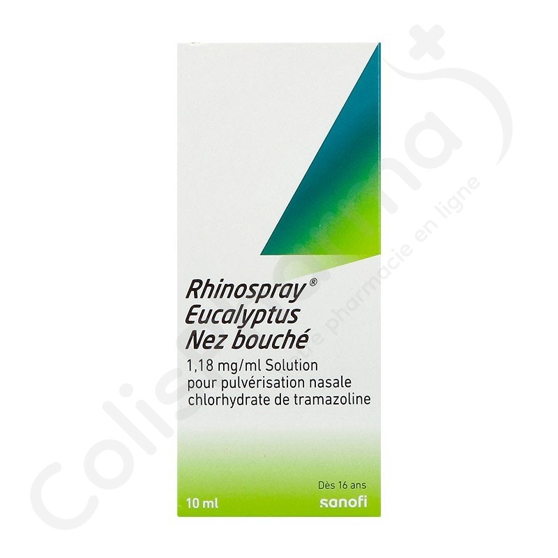 Rhinospray+Eucalyptus Nez Bouche 1,18mg/ml Spray Nasale 10ml - Pazzox