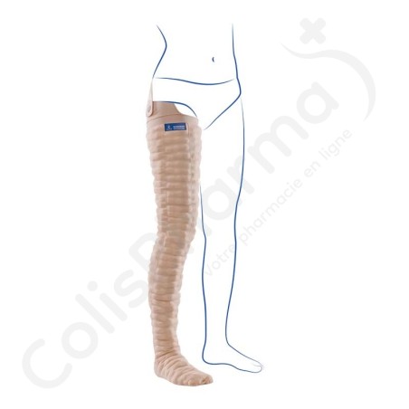 Thuasne Mobiderm Autofit Bas-Cuisse Mobilisateur Ajustable - Taille 1 Court