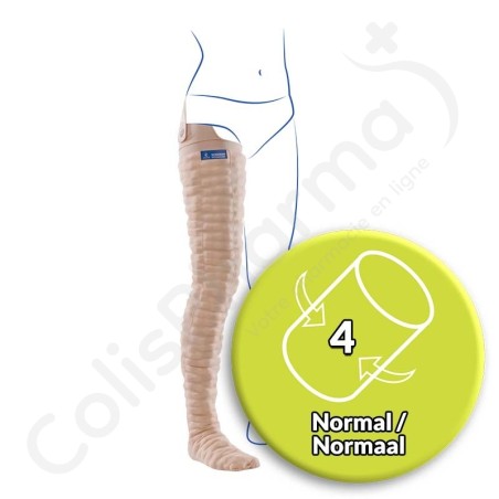 Thuasne Mobiderm Autofit Bas-Cuisse Mobilisateur Ajustable - Taille 4 Normal