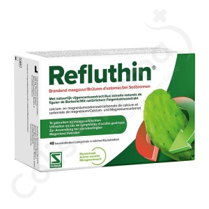 Refluthin Menthe - 48 kauwtabletten