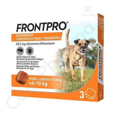 Frontpro Chien 4 à 10 kg - 3 comprimés à croquer