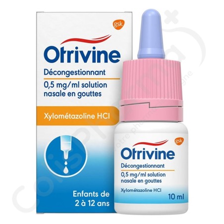 Otrivine Tegen Neusverstopping 0,5 mg/ml - Neusdruppels 10 ml