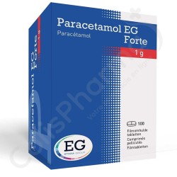 Paracetamol EG Forte 1g 100 Tabletten