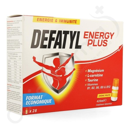 Defatyl Energy Plus - 28 flacons