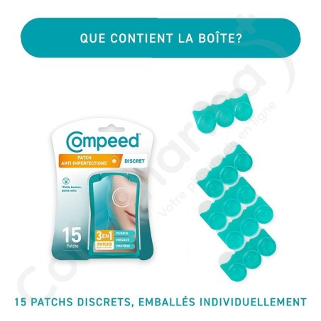 Compeed Patch Discret Anti-imperfections - 15 patchs