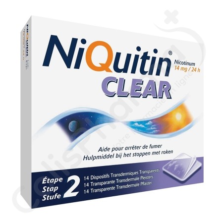 NiQuitin Clear 14 mg - 14 patchs