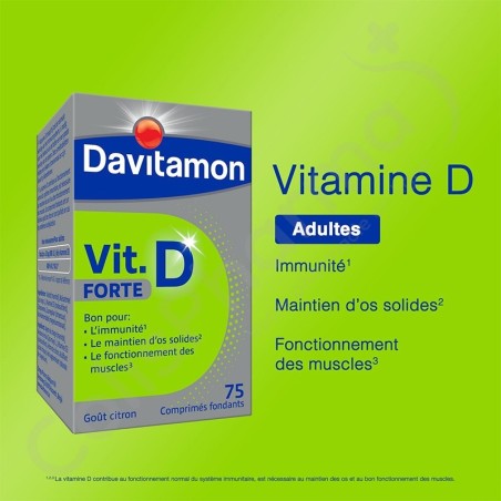 Davitamon Vitamine D Forte - 75 comprimés