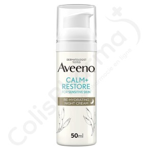 Aveeno Calm + Restore Crème de nuit Visage - 50 ml