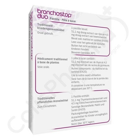 Bronchostop Duo - 20 pillen