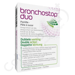 Bronchostop Duo - 20 pillen