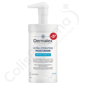 Dermalex Ultra Hydrating Moisturiser Peau Sèche - 500 g