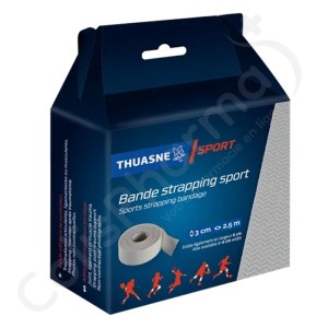 Thuasne Sport Bande Strapping - 3 cm x 2,5 m