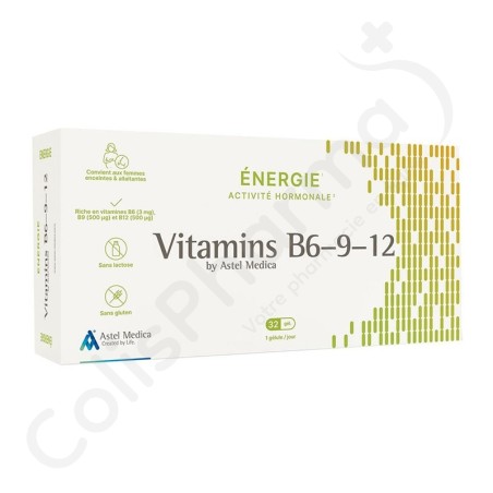 Vitamins B6-9-12 - 32 capsules