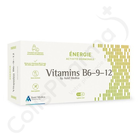 Vitamins B6-9-12 - 64 capsules