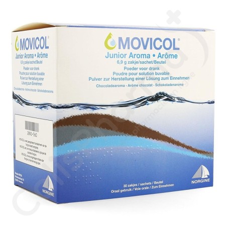 Movicol Junior Goût Chocolat 6,9 g - 30 sachets