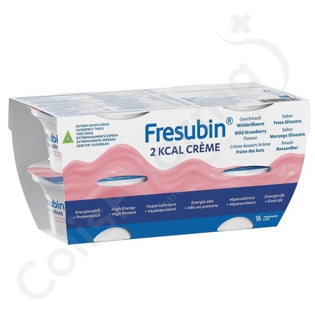 Fresubin 2kcal Crème Aardbei - 4x125 g