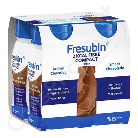 Fresubin 2kcal Fibre Compact Chocolat - 4x125 ml