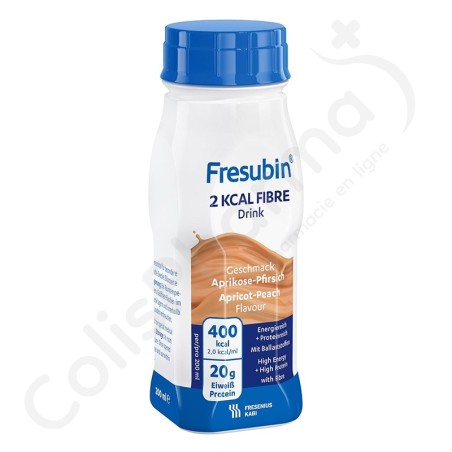 Fresubin 2kcal Fibre Drink Perzik-Abrikoos - 4x200 ml