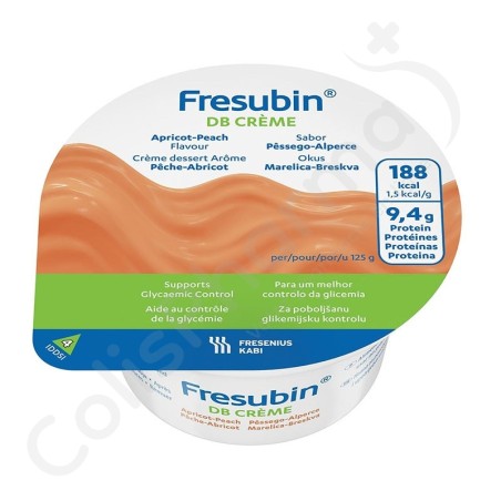 Fresubin DB Crème Pêche-Abricot - 4x125 g