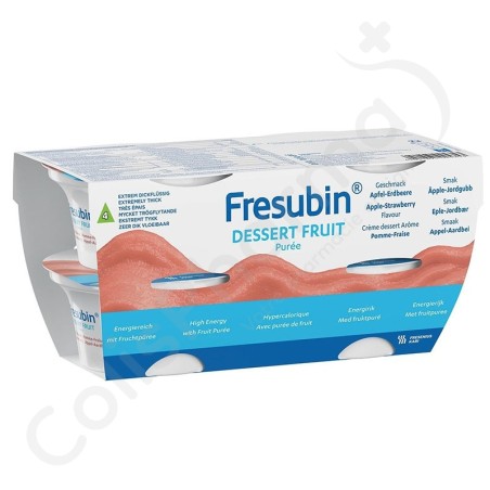 Fresubin Dessert Puree Appel/Aardbei - 4x125 g