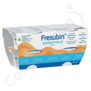 Fresubin Dessert Purée Pomme/Pêche - 4x125 g