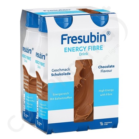 Fresubin Energy Fibre Drink Chocolade - 4x200 ml