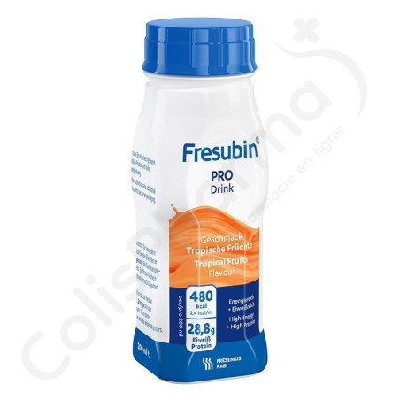 Fresubin Pro Drink Fruits Tropicaux - 4x200 ml