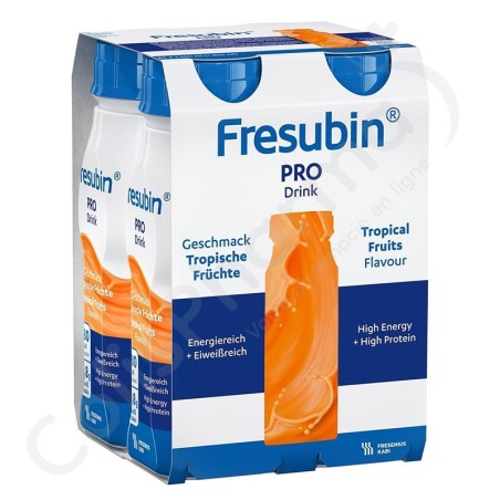 Fresubin Pro Drink Fruits Tropicaux - 4x200 ml