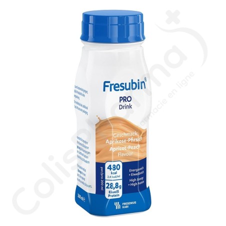 Fresubin Pro Drink Pêche-Abricot - 4x200 ml